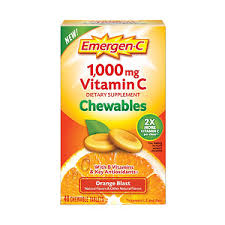 Alacer Emergen-C - Orange Chewables 40Tab-OUT OF STOCK