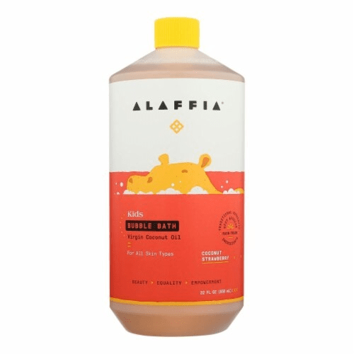 Alaffia Bath Bubble Coconut Strwb 32 Fl Oz