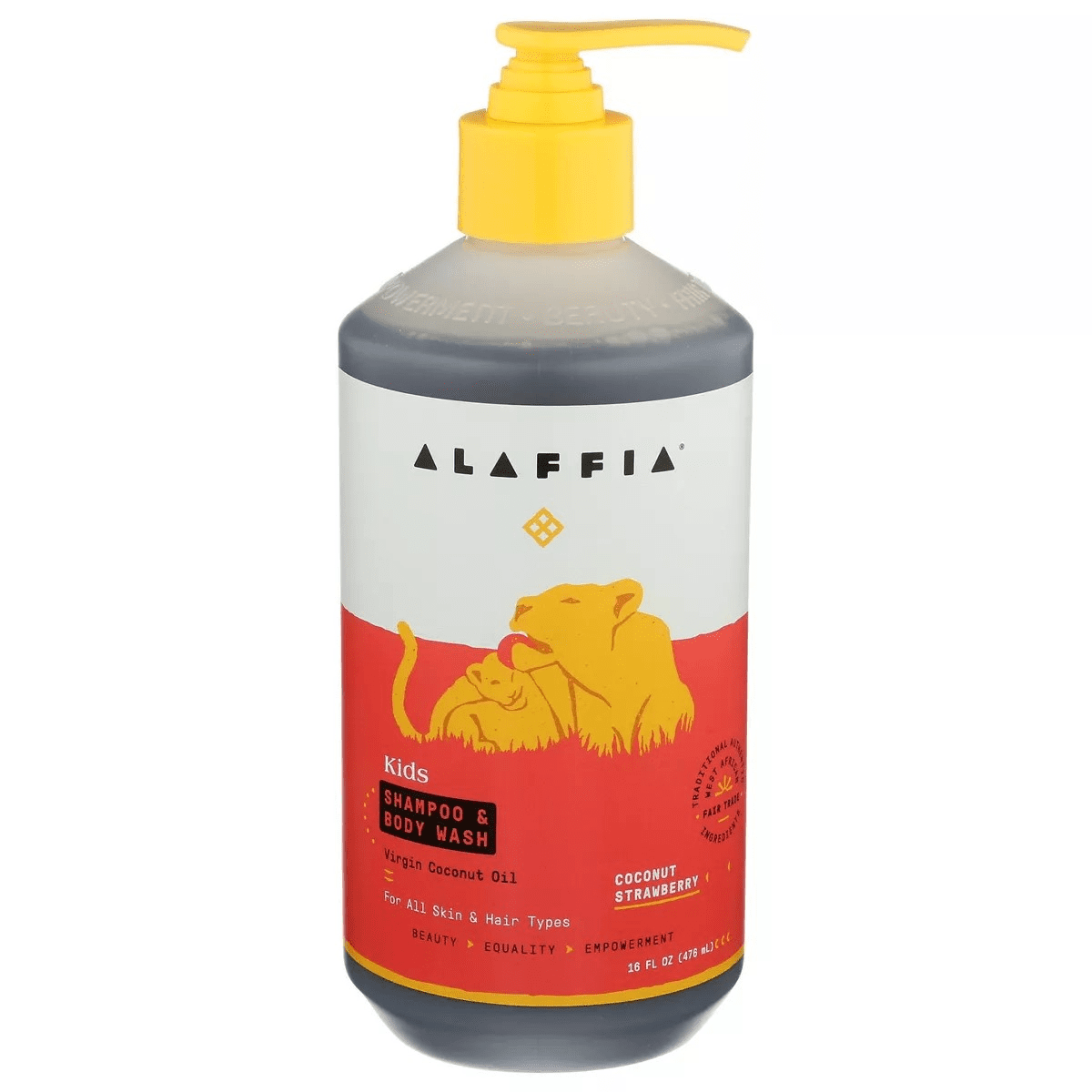 Alaffia Body Wash Shampoo Cnut Strw 16 Fl Oz