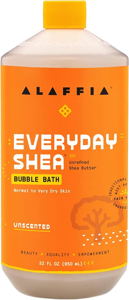 Alaffia Bubble Bath Everyday Unscented 32 Fl Oz