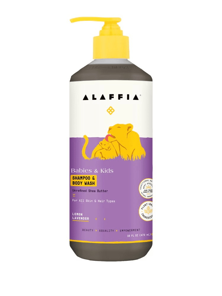 Alaffia Shampoo Bdy Kd Lemn Lave 16 Fl Oz