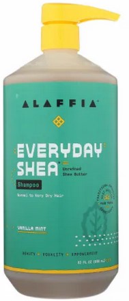 Alaffia Everyday Shampoo Vanilla Mint 32 fl oz