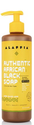 Alaffia Wash Authentic African Black All In One Hemp Olive Leaf 16 fl oz