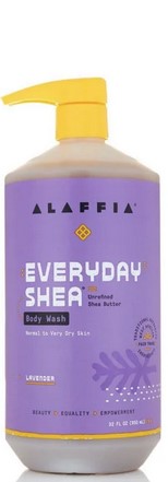 Alaffia Wash Body Everyday Lavender 32 Fl Oz