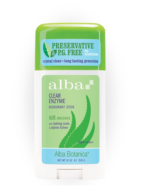 Alba Botanica Deodorant Stick Aloe-Unscented 2 oz