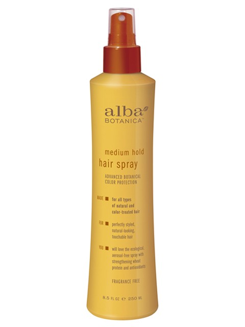 Alba Botanica Hair Spray-Medium Hold 8 oz-OUT OF STOCK