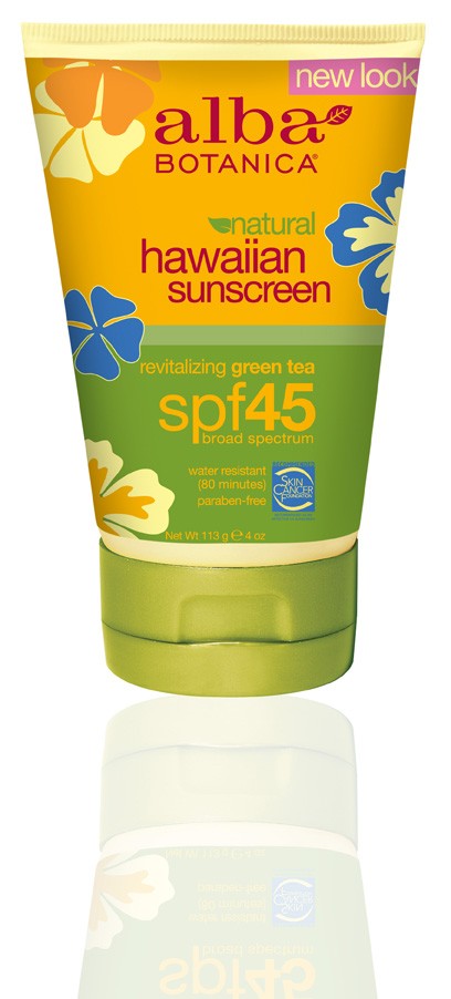 Alba Botanica Hawaiian Green Tea SPF45+ Sunscreen 4 oz