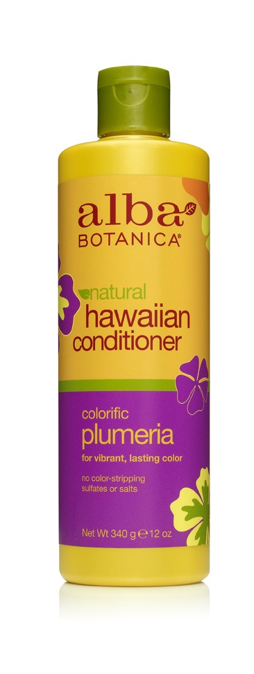 Alba Botanica Hawaiian Hair Conditioner Plumeria Replenishing 12 oz