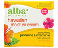 Alba Botanica Hawaiian Jasmine & Vitamin E Moisture Cream 3 oz*NEW PKG*