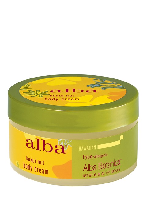 Alba Botanica Hawaiian Kukui Nut Body Cream 6.5 oz