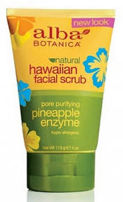 Alba Botanica Hawaiian Pineapple Enzyme Facial Scrub 4 oz-UNAVAILABLE