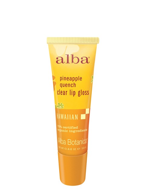 Alba Botanica Hawaiian Pineapple Quench Lip Gloss 0.42 oz-OUT OF STOCK
