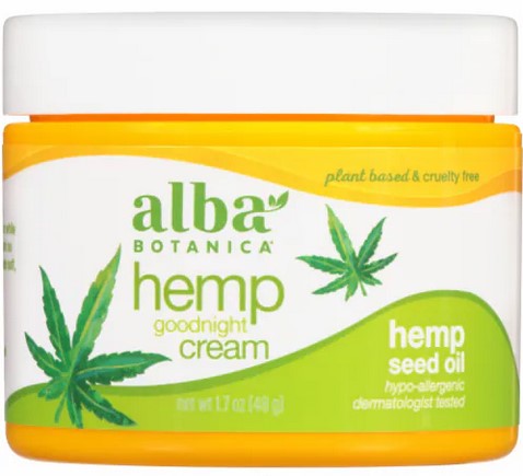 Alba Botanica Hemp Goodnight Cream 1.7 Ounce