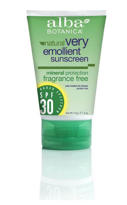 Alba Botanica Mineral Sunscreen Fragrance Free SPF30 4 oz
