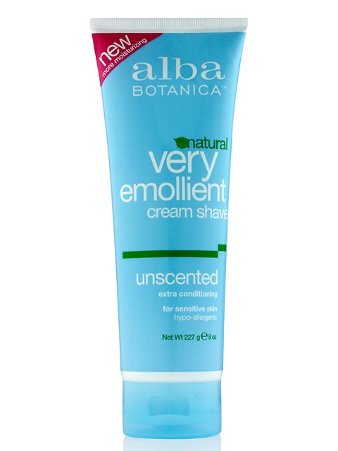 Alba Botanica Moisturizing Shave Cream Unscented 8 oz
