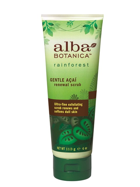 Alba Botanica Rainforest Gentle Acai Renewal Scrub 4 oz-TEMP UNAVAILABLE