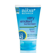 Alba Botanica Sport Mineral Sunscreen SPF45 4 oz
