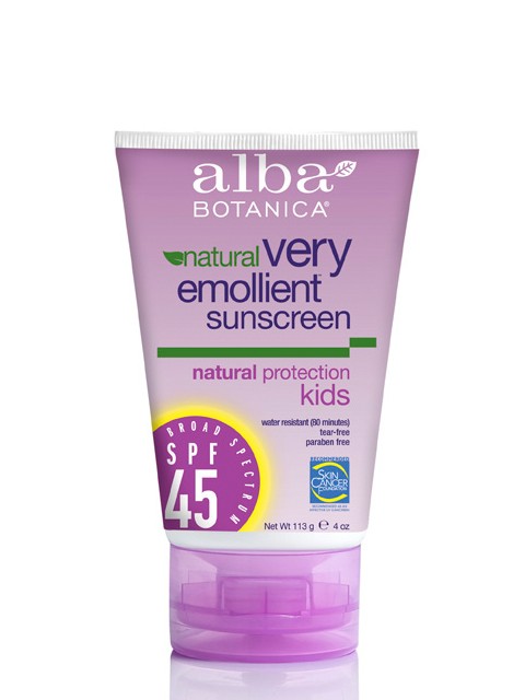 Alba Botanica Sunscreen Kids SPF45 4 oz