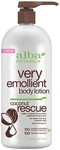 Alba Botanica Very Emollient Body Lotion Coconut Rescue 32 OZ
