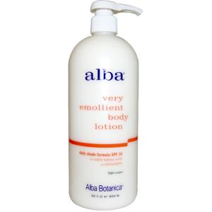 Alba Botanica Very Emollient Body Lotion Daily Shade Formula SPF16 32 oz