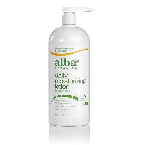 Alba Botanica Very Emollient Body Lotion Unscented 32 oz
