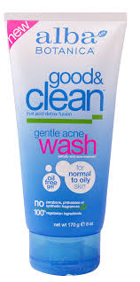 Alba Botanical Good and Clean Gentle Acne Wash 6 oz-OUT OF STOCK