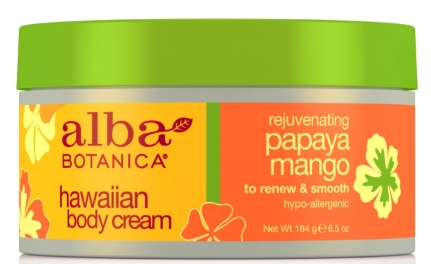 Alba Botanica Hawaiian Papaya Mango Body Cream 6.5 oz