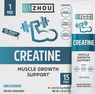 Zhou Creatine 15 pk Unflavored 