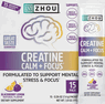 Zhou Creatine Calm + Focus 15 pk Blackberry Lemonade Flavor