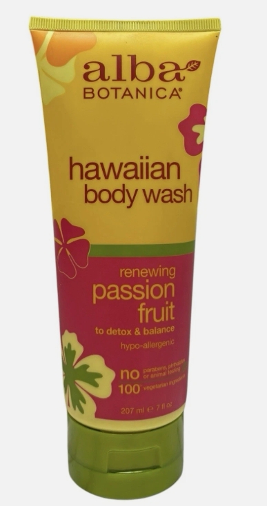Alba Botanical Hawaiian Passion Fruit Body Wash 7 oz