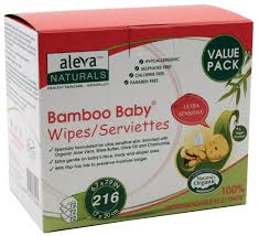 Aleva Naturals Bamboo Baby Wipes Sensitive 72 ct
