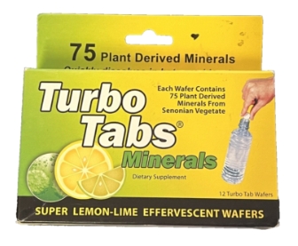 All One Turbo Tabs Minerals Lemon Lime 12 ea
