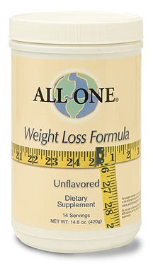 All One Weight Loss Formula - 14 Serving Supply 14.8 oz Unflavored-UNAVAILABLE