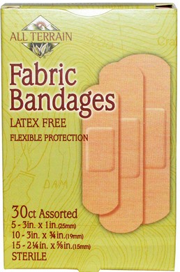 All Terrain - Fabric Bandages Assorted 30 pc