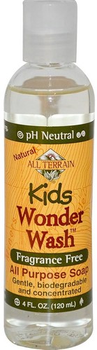 All Terrain - Kids Wonder Wash Fragrance Free 4 oz