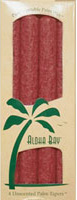 Aloha Bay 9" Taper Burgundy 4 Count