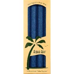 Aloha Bay 9" Taper Royal Blue 4 Count