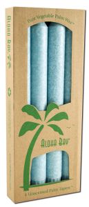 Aloha Bay 9" Taper Turquoise 4 Count
