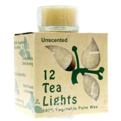 Aloha Bay Tea Light Unscented Eco-O Cream12 Count