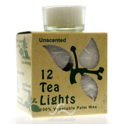 Aloha Bay Tea Light Unscented Eco-O White 12 Count
