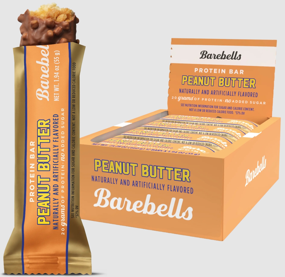 Barebells Functional Foods Peanut Butter 12 Bars