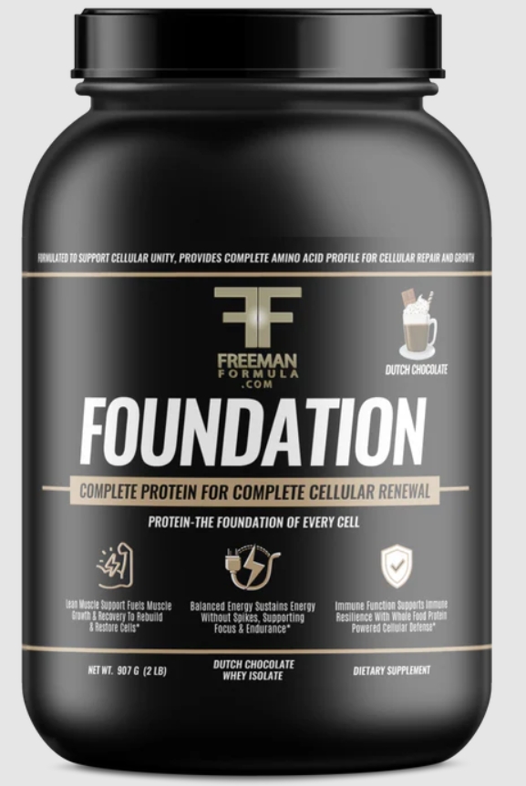 Freeman Formula Foundation Complete Protein 2 lb Dutch Chocolate Flavor 31 Servings