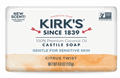 Kirks Natural Castile Bar Soap Pack 3 ct Citrus Twist 