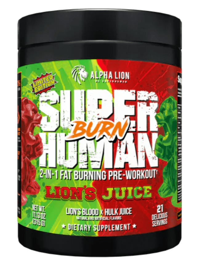 Alpha Lion Super Human Burn Lion's Juice 21 servings