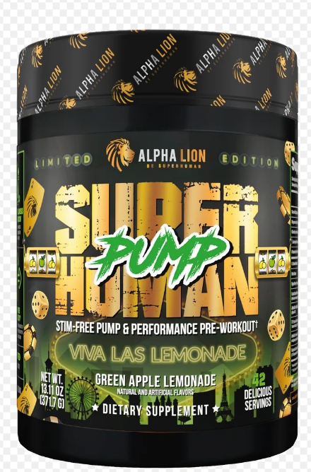 Alpha Lion SuperHuman Pump Viva Las Lemonade 42 Servings