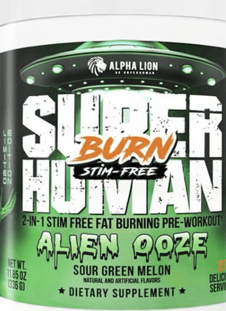 Alpha Lion Superhuman Burn Non-Stim Alien Ooze 50 Servings