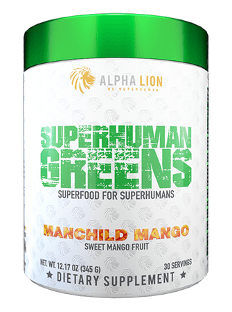 Alpha Lion Superhuman Greens ManChild Mango 30 Servings
