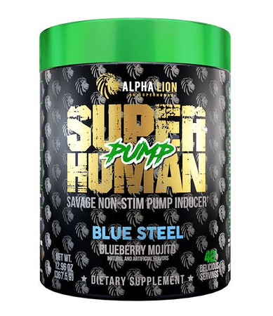 Alpha Lion Superhuman Pump Blue Steel 42 Servings