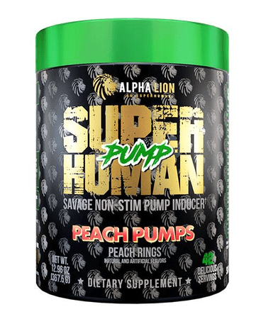 Alpha Lion Superhuman Pump Peach Pumps 42 Servings