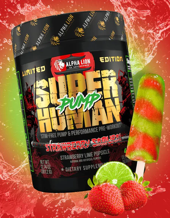 Alpha Lion Superhuman Pump Strawberry Samurai 42 Servings